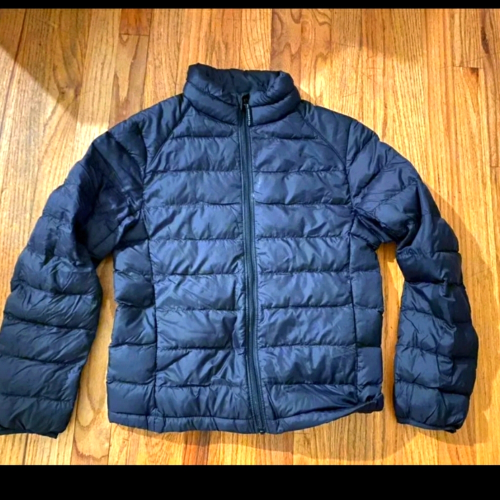 Uniqlo Kids Puffer Navy Jacket 11-12